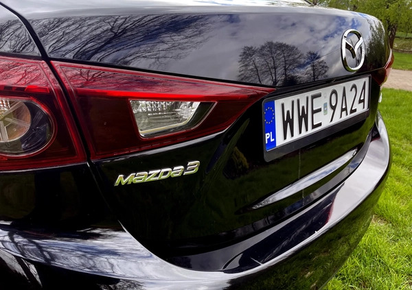 Mazda 3 cena 55999 przebieg: 52700, rok produkcji 2018 z Września małe 79